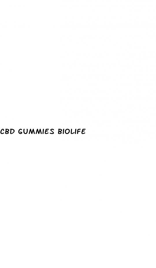 cbd gummies biolife