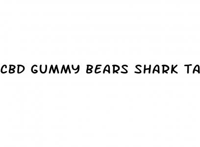 cbd gummy bears shark tank
