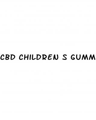 cbd children s gummies