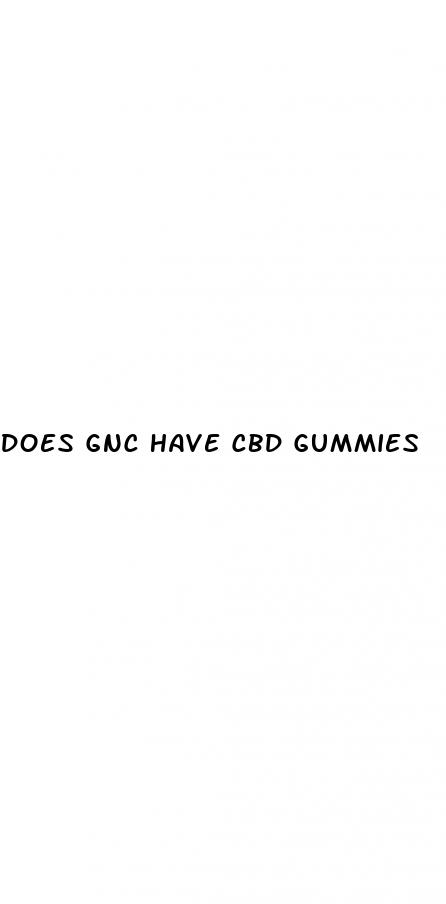 does gnc have cbd gummies