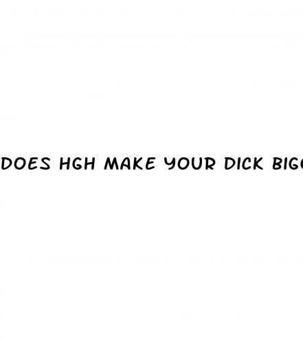 does hgh make your dick bigger