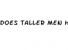 does taller men have bigger penis