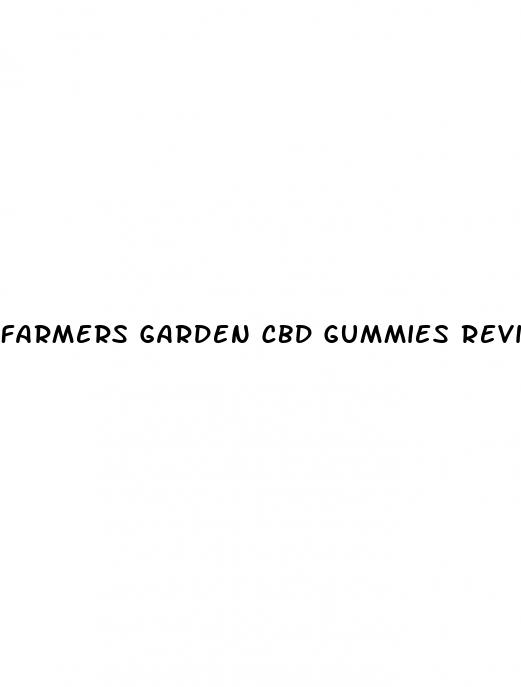 farmers garden cbd gummies review