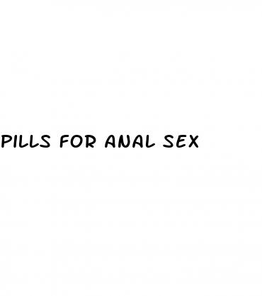 pills for anal sex