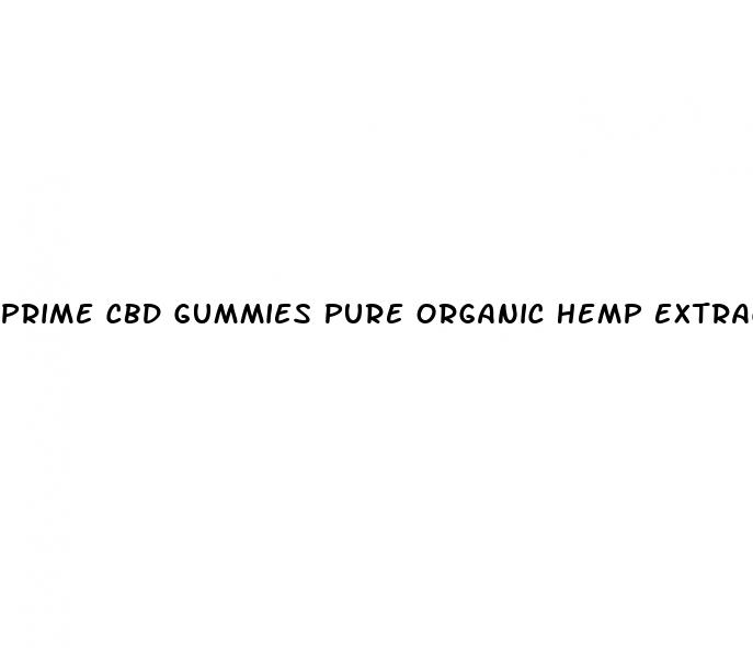 prime cbd gummies pure organic hemp extract 300mg
