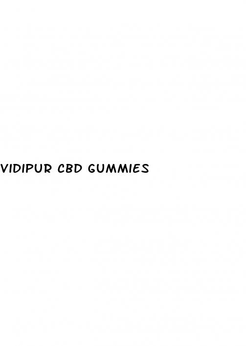 vidipur cbd gummies