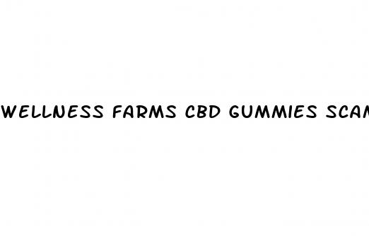 wellness farms cbd gummies scam