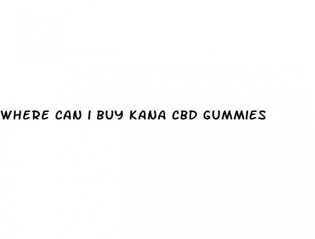 where can i buy kana cbd gummies