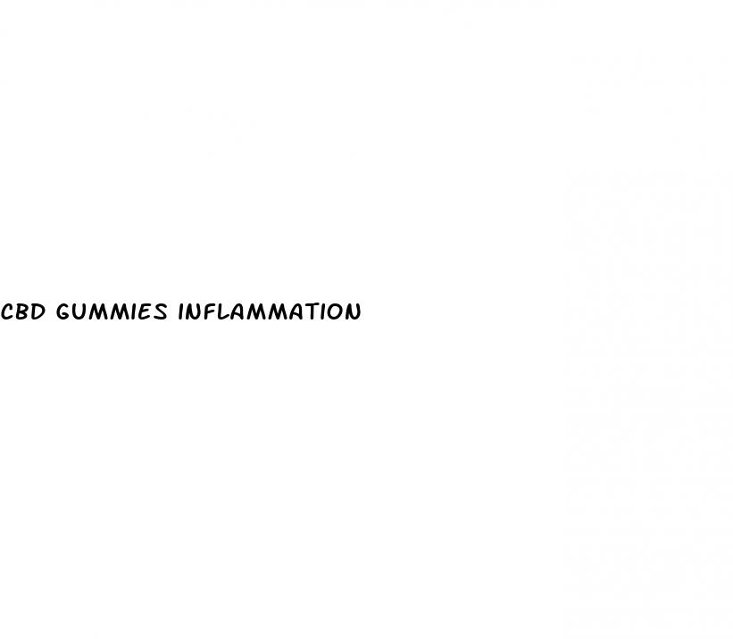 cbd gummies inflammation