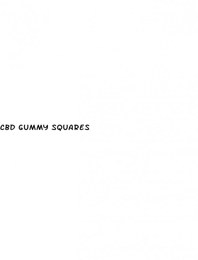 cbd gummy squares