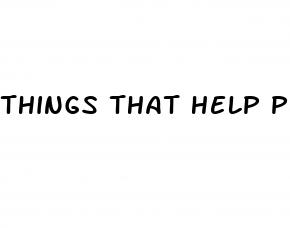 things that help penis growth