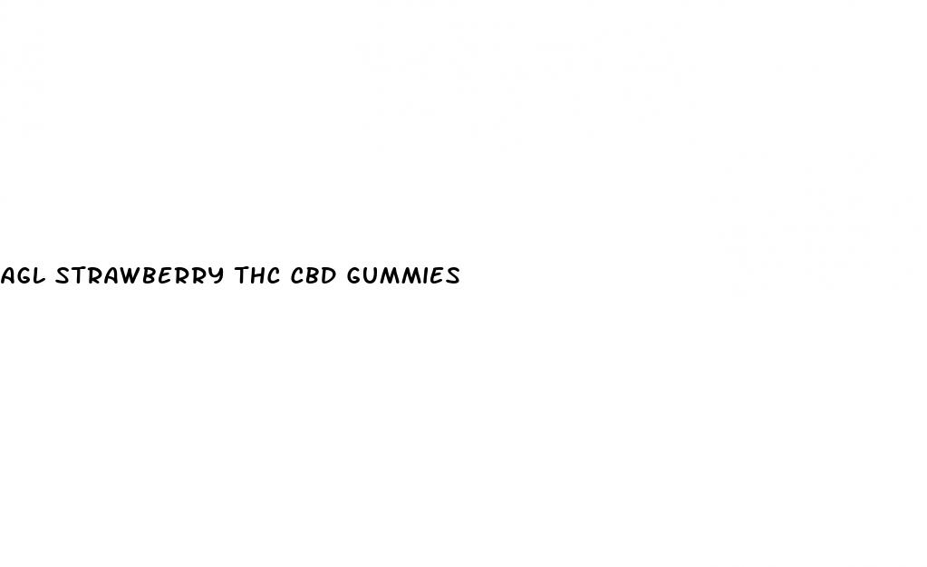 agl strawberry thc cbd gummies