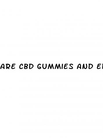 are cbd gummies and edibles the same