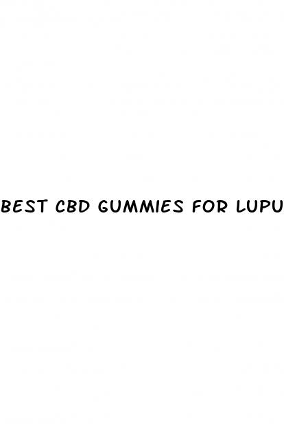 best cbd gummies for lupus