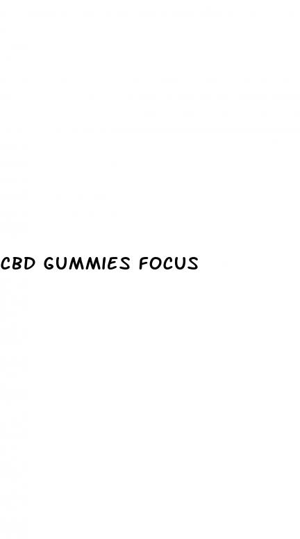 cbd gummies focus