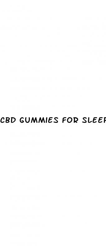 cbd gummies for sleep colorado