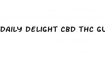 daily delight cbd thc gummies