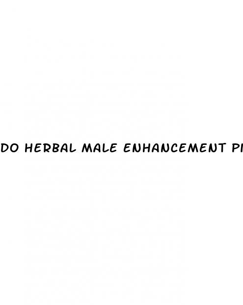 do herbal male enhancement pills work