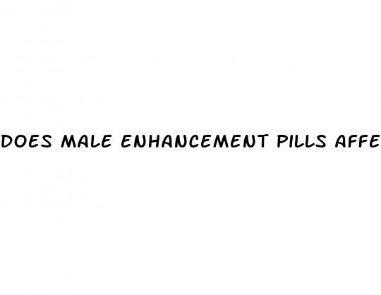 does male enhancement pills affect sperm count