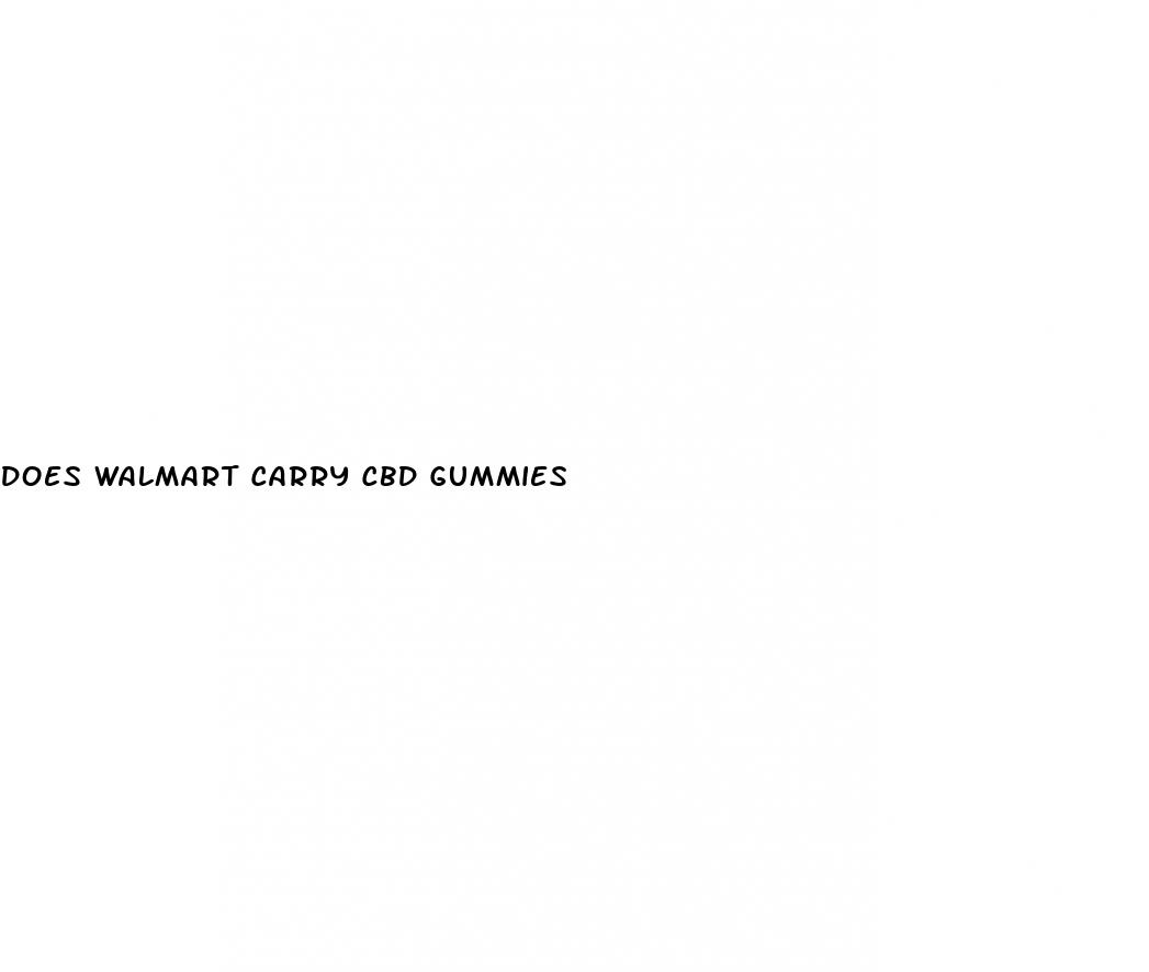does walmart carry cbd gummies