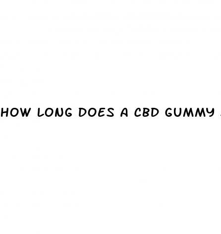 how long does a cbd gummy stay in your system