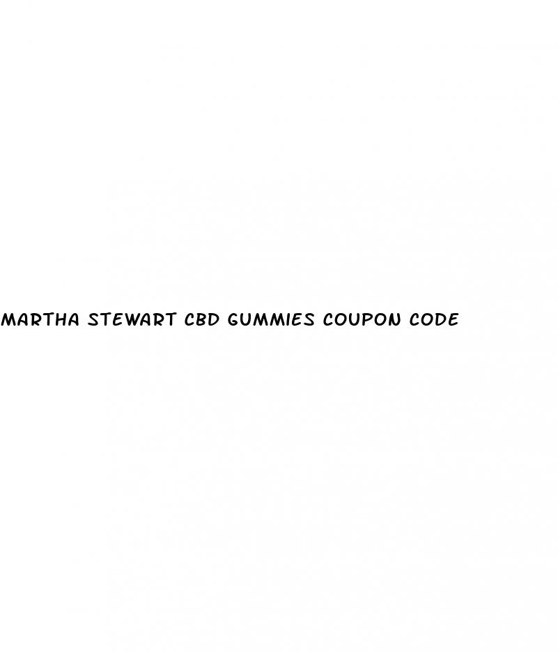 martha stewart cbd gummies coupon code