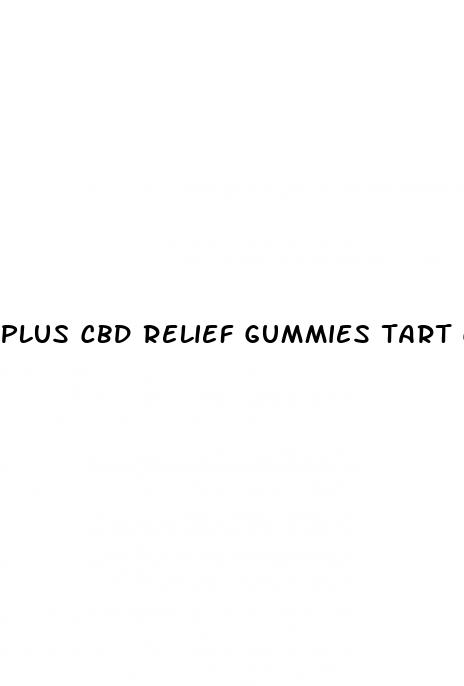 plus cbd relief gummies tart cherry