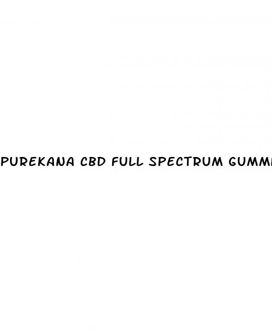 purekana cbd full spectrum gummies