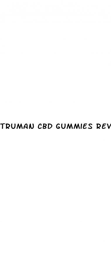 truman cbd gummies review