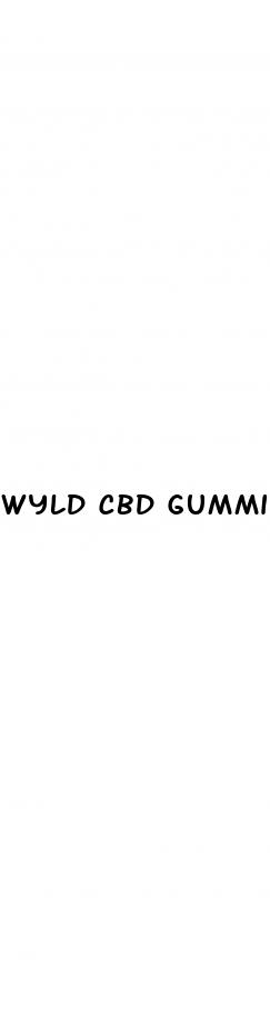 wyld cbd gummies 500mg