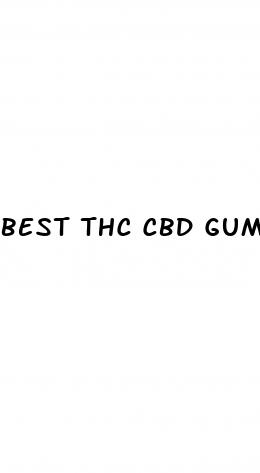 best thc cbd gummies