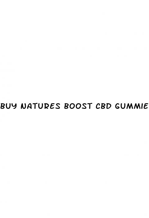 buy natures boost cbd gummies