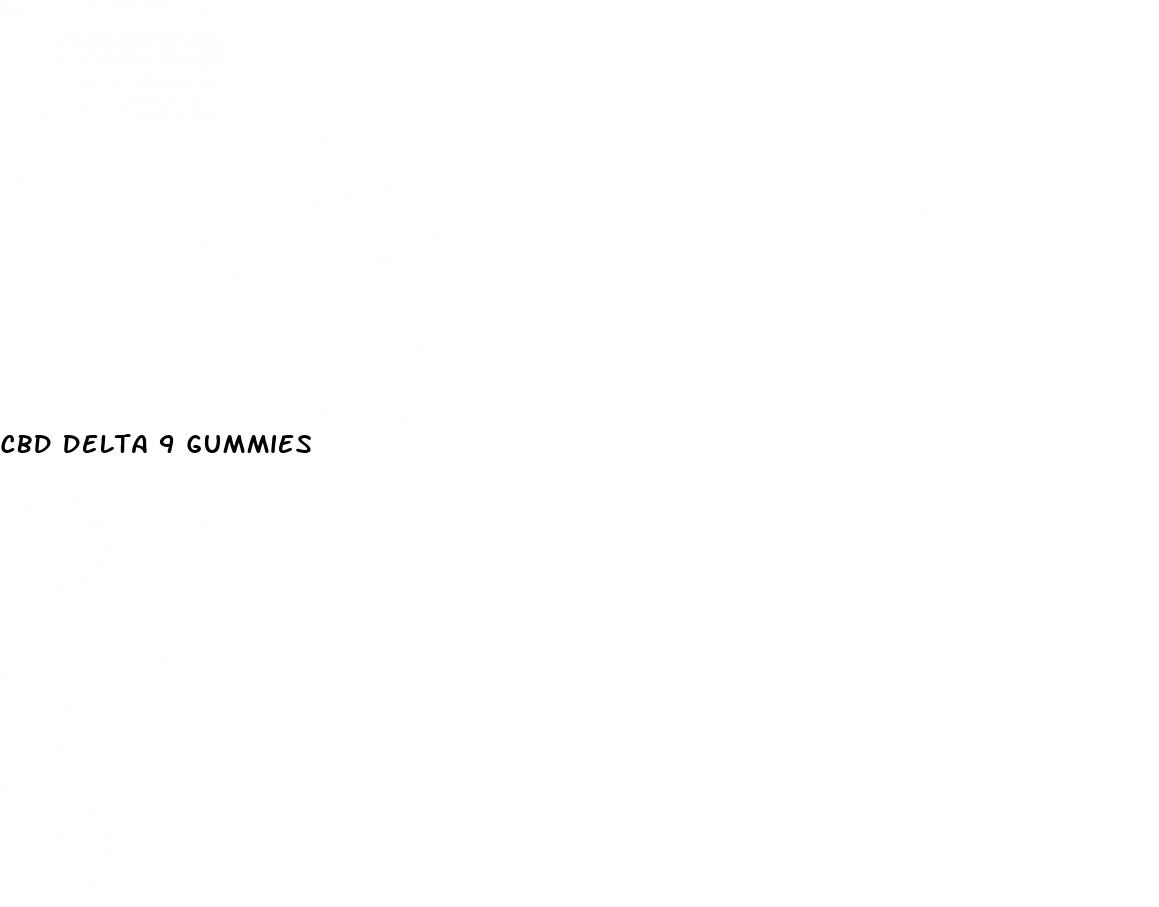 cbd delta 9 gummies