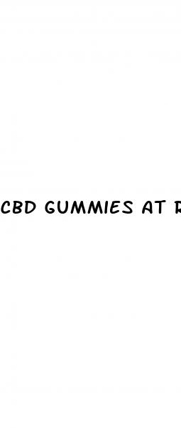 cbd gummies at rite aid