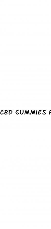 cbd gummies for erectile