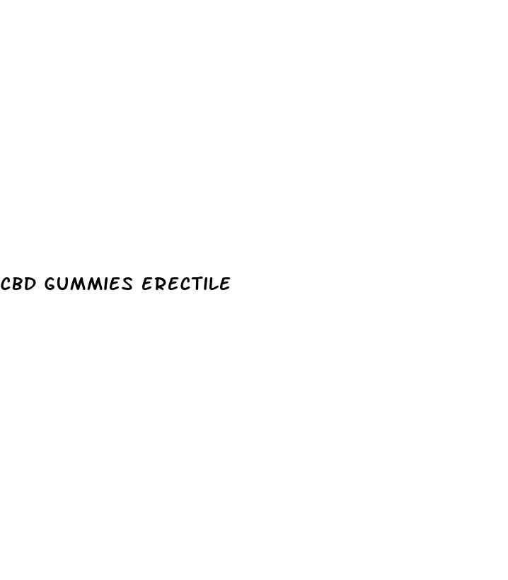 cbd gummies erectile