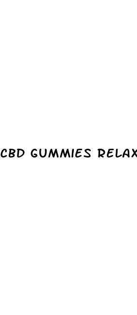 cbd gummies relax bears