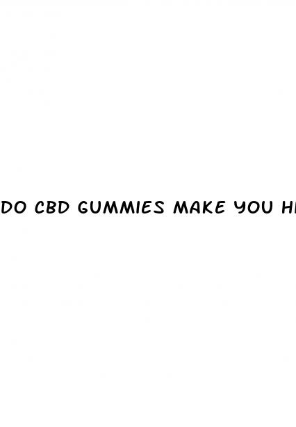 do cbd gummies make you high