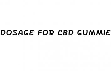 dosage for cbd gummies