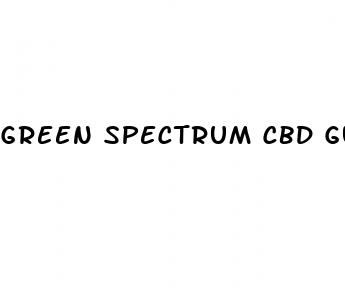 green spectrum cbd gummies