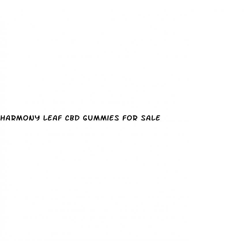 harmony leaf cbd gummies for sale