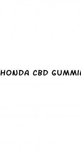 honda cbd gummies reviews