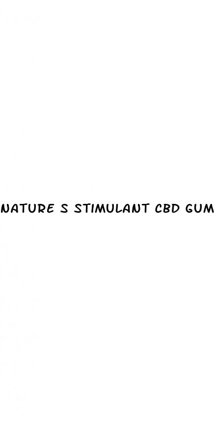 nature s stimulant cbd gummies