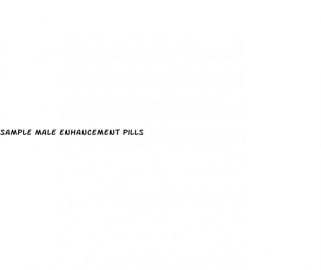 sample male enhancement pills
