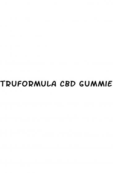 truformula cbd gummies