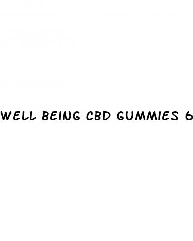well being cbd gummies 600mg