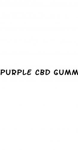 purple cbd gummies