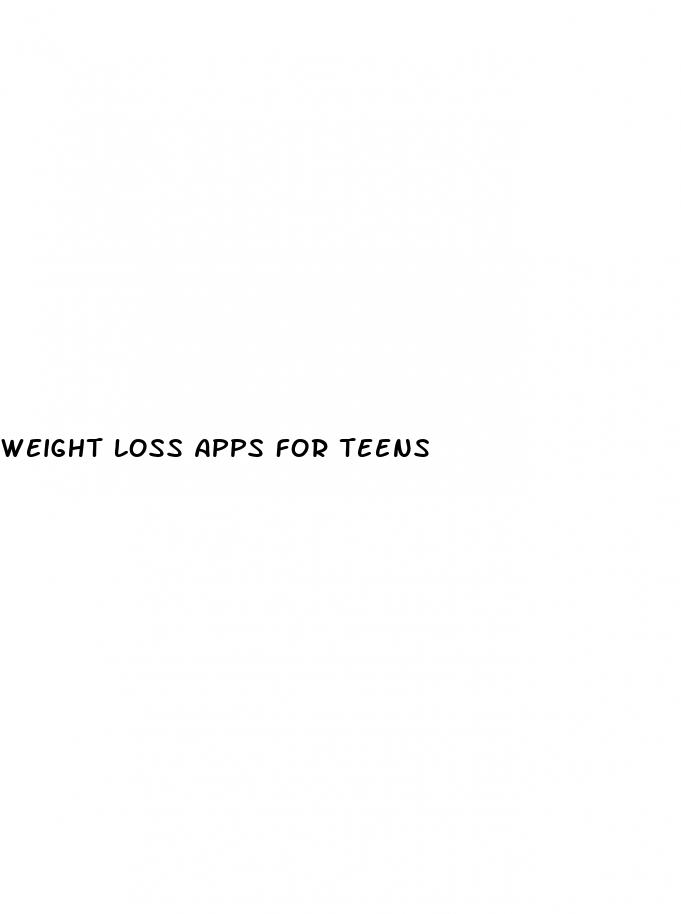 weight loss apps for teens