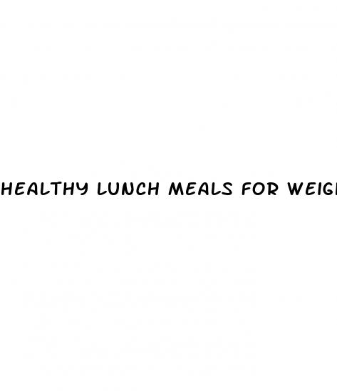 healthy lunch meals for weight loss