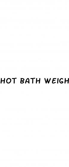 hot bath weight loss